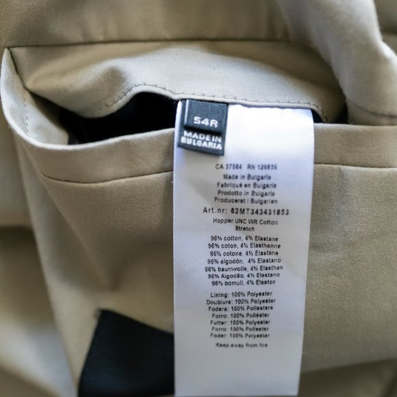 J. Lindeberg Hopper UNC WR Stretch Slim Fit Coat - Picture 6 of 15